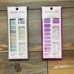 Dashing Diva Gloss Ultra Shine Gel Nail Strips Set of 2